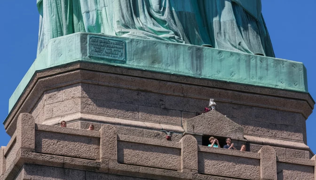 Statue of Liberty with Pedestal Access