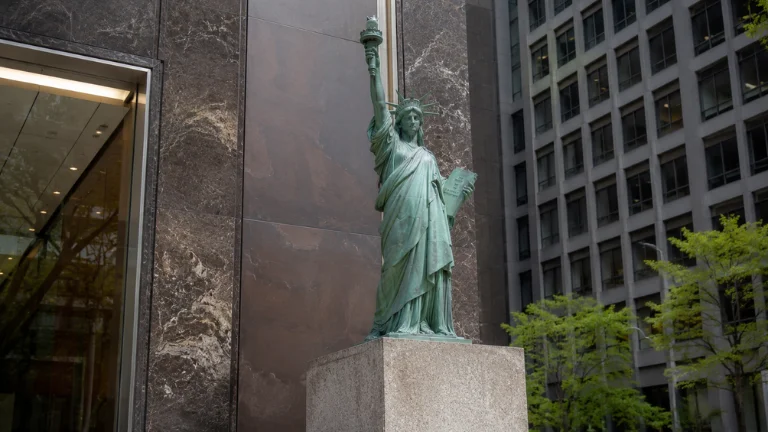 rare original statue copy in midtown