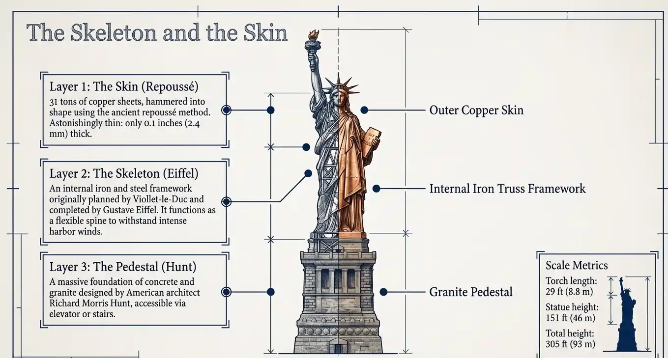 Statue of Liberty Built
