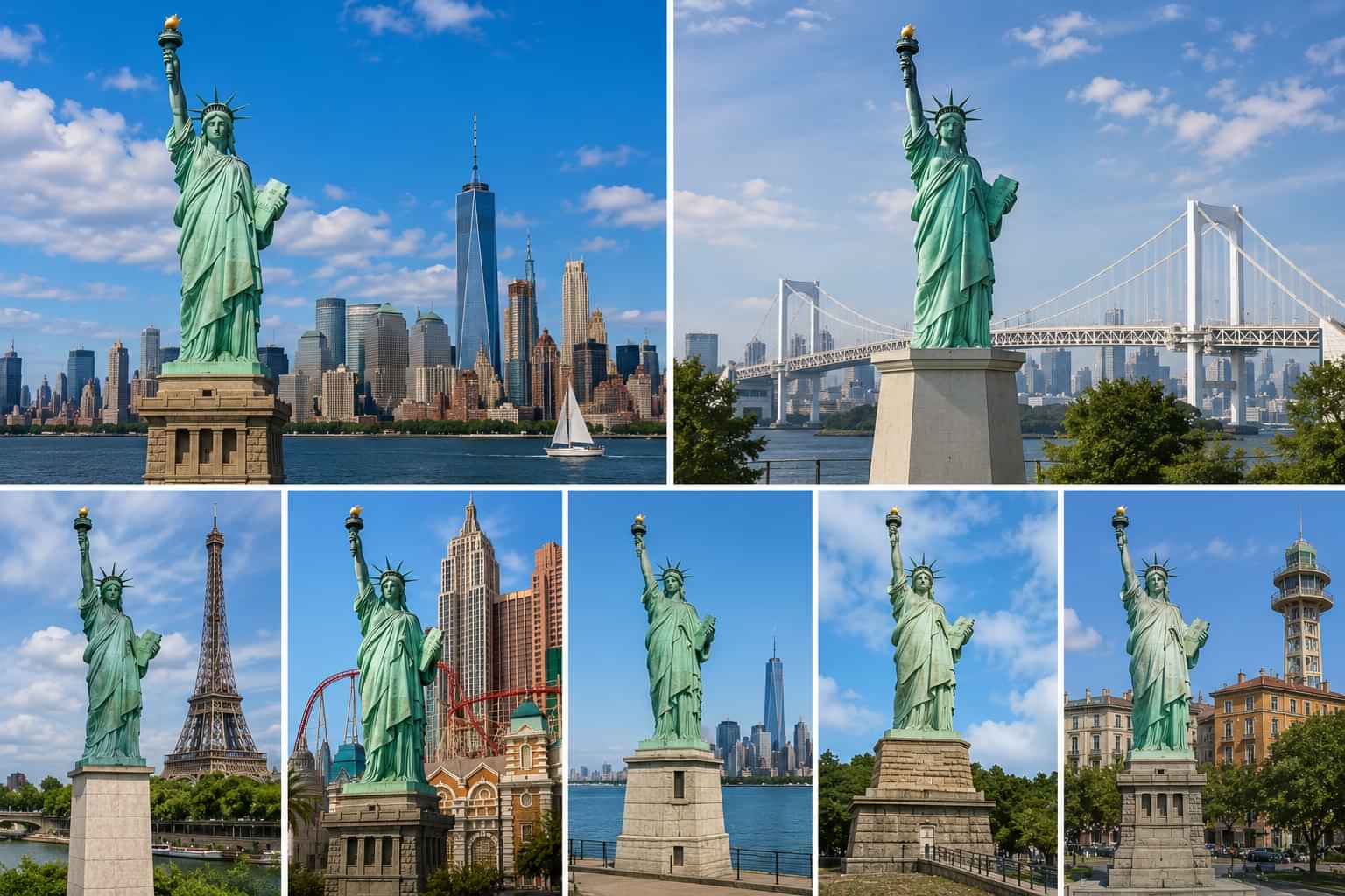Where to Find the Replicas of the Statue of Liberty in New York and Around the World