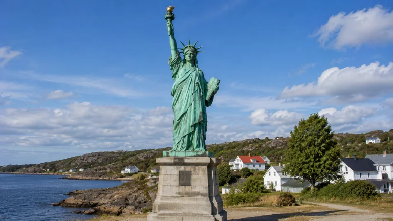 statue in norway